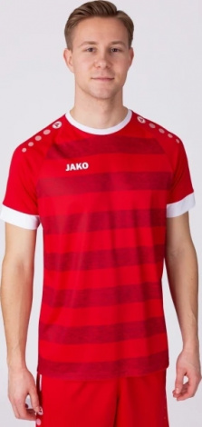 Футболка джерси детская Jako CELTIC MELANGE S/S красно-белая 4214-110