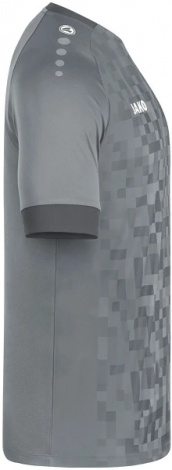 Футболка джерси детская Jako PIXEL S/S серая 4241-840