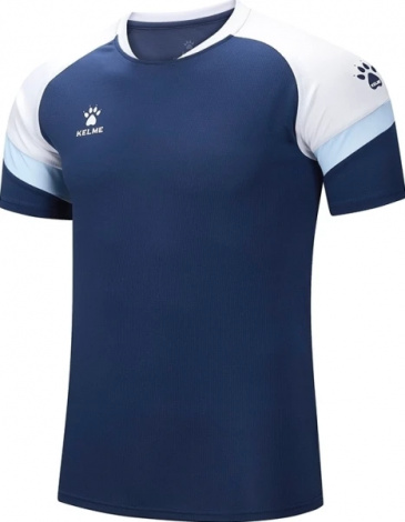 Футболка Kelme BRAVO темно-сине-белая 7351TX1092.9424