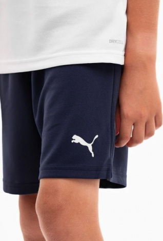 Шорти дитячі Puma TEAMRISE SHORT JR темно-сині 704943-06