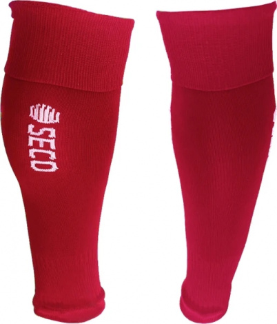 Гетры футбольные без носка Seco NAVARRA красные 23210202