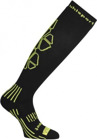 Гетри футбольні Uhlsport COMPRESSION SOCK чорно-жовті 1003695 01
