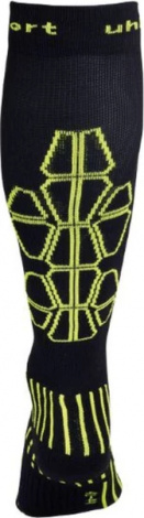 Гетри футбольні Uhlsport COMPRESSION SOCK чорно-жовті 1003695 01