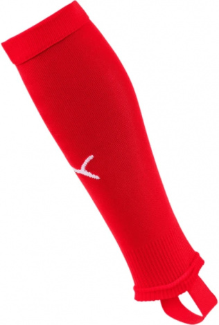 Гетри футбольні без шкарпетки Puma TEAM LIGA STIRRUP SOCKS CORE червоні 703439-01