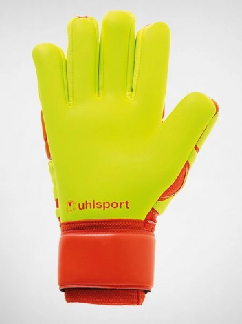 Воротарські рукавички Uhlsport DYNAMIC IMPULSE ABSOLUTGRIP HN жовто-жовтогарячі 1011143 01