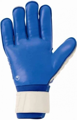 Вратарские перчатки Uhlsport CERBERUS AQUASOFT ABSOLUTROLL сине-белые 1000325 01