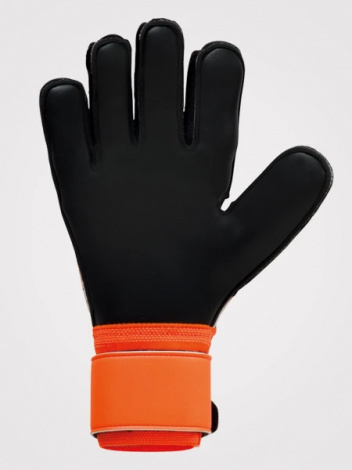 Воротарські рукавички Uhlsport SOFT RESIST+ чорно-жовтогарячі 1011318 01