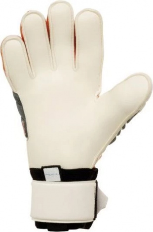 Воротарські рукавички Uhlsport ELIMINATOR SUPERSOFT BIONIK біло-чорно-жовтогарячі 1000561 01