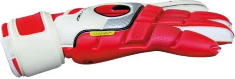 Воротарські рукавички Uhlsport FANGMASCHINE ABSOLUTGRIP SURROUND червоно-білі 1000383 01