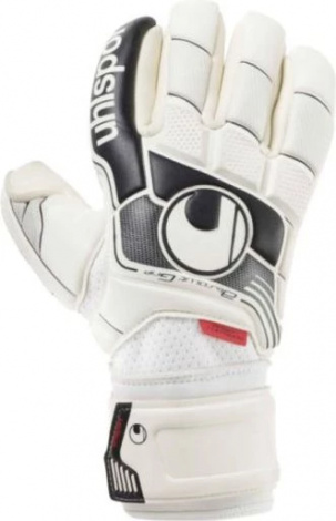 Воротарські рукавички Uhlsport FANGMASCHINE ABSOLUTGRIP FINGER SURROUND біло-чорні 1000122 01