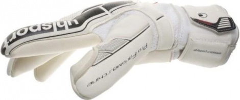 Воротарські рукавички Uhlsport FANGMASCHINE ABSOLUTGRIP FINGER SURROUND біло-чорні 1000122 01
