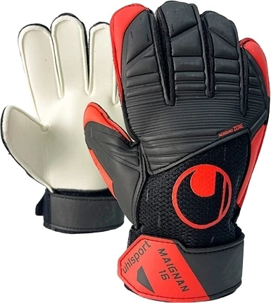 Вратарские перчатки Uhlsport MIKE MAIGNAN STARTER SOFT черно-красные 1011312 01 2000