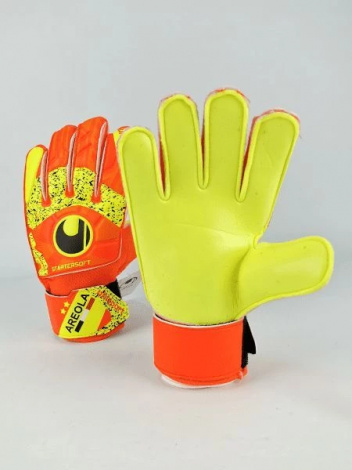 Воротарські рукавички Uhlsport DYNAMIC IMPULSE STARTER SOFT AREOLA#276 оранжево-жовті 1011183 01 2020