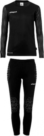 Комплект вратарской формы детский Uhlsport REACTION GOALKEEPER SET JR черный 1003668 01
