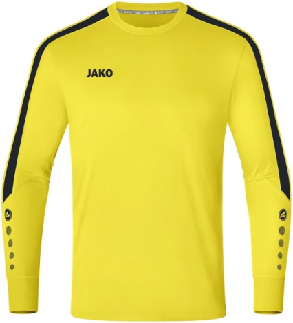 Вратарская кофта джерси детская Jako POWER желто-черная 8923-300