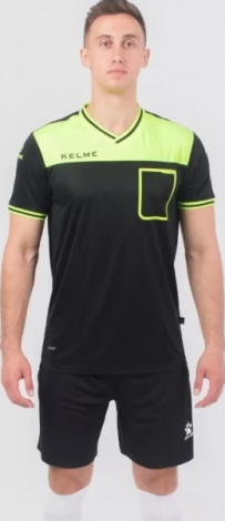 Судейская форма Kelme черно-салатовая K15Z221.9010