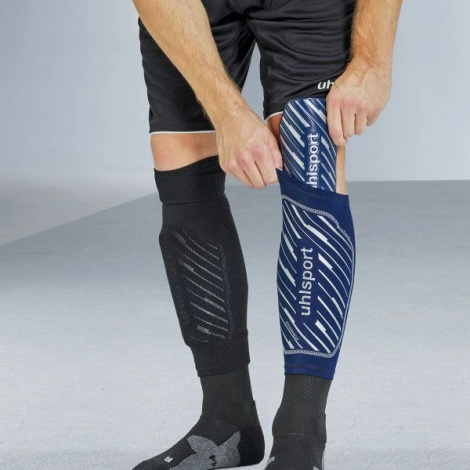 Щитки футбольні Uhlsport SPEEDSHIELD темно-сині 1006808 01