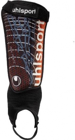 Щитки футбольні Uhlsport FLEX PLATE чорно-жовтогарячі 1006782 02