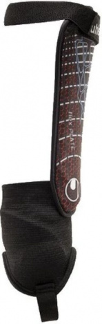 Щитки футбольні Uhlsport FLEX PLATE чорно-жовтогарячі 1006782 02