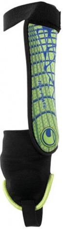 Щитки футбольні Uhlsport FLEX PLATE зелено-сині 1006782 03