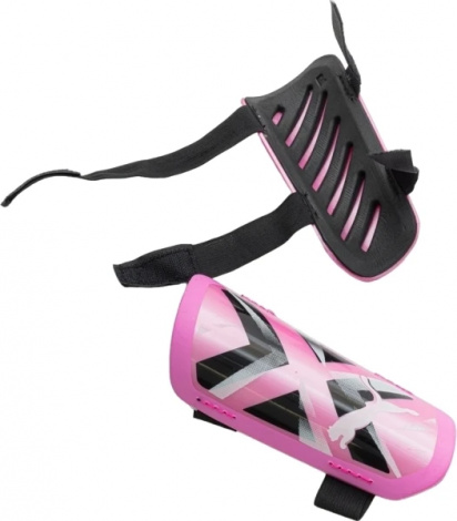 Щитки футбольні Puma ULTRA LIGHT STRAP рожеві 030875-08