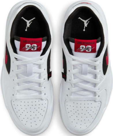 Кросівки підліткові Nike JORDAN STADIUM 90 біло-чорно-червоні DX4399-116