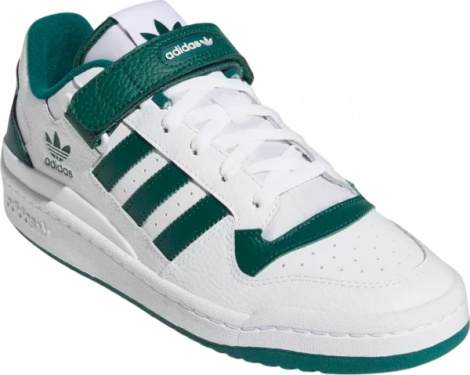 Кроссовки Adidas FORUM LOW бело-зеленые GY5835