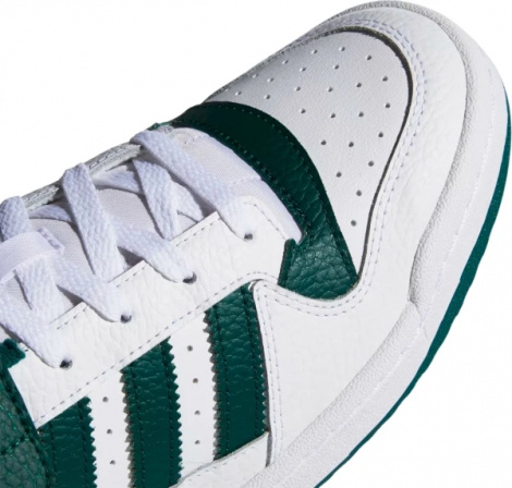 Кроссовки Adidas FORUM LOW бело-зеленые GY5835
