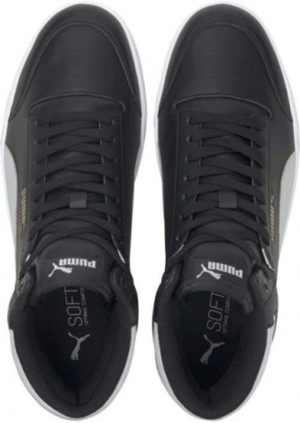 Кеды Puma SHUFFLE MID черно-белые 38074802