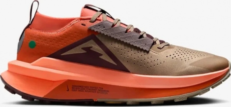 Кроссовки для трейлраннинга Nike ZOOMX ZEGAMA 2 TRAIL коричнево-оранжевые HQ3768-200