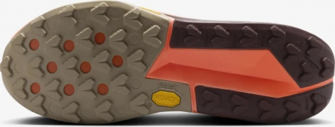 Кроссовки для трейлраннинга Nike ZOOMX ZEGAMA 2 TRAIL коричнево-оранжевые HQ3768-200