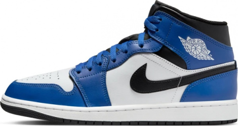 Кросівки Nike AIR JORDAN 1 MID синьо-біло-чорні DQ8426-402