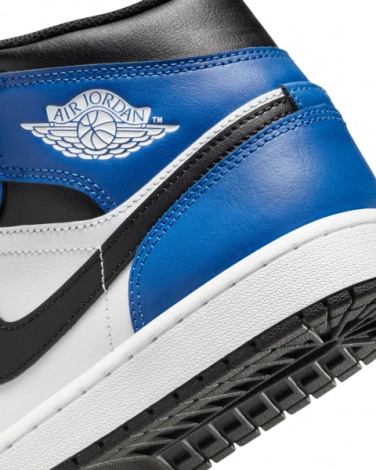 Кросівки Nike AIR JORDAN 1 MID синьо-біло-чорні DQ8426-402