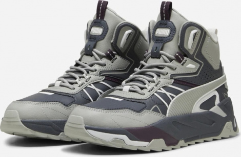 Кроссовки Puma TRINITY MID HYBRID L серо-темно-серые 39398510
