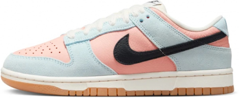 Кросівки жіночі Nike DUNK LOW блакитно-коралові HJ7341-474