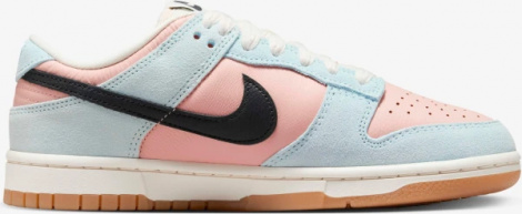 Кросівки жіночі Nike DUNK LOW блакитно-коралові HJ7341-474