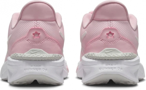 Кросівки бігові підліткові Nike STAR RUNNER 4 NN (GS) світло-рожеві DX7615-602