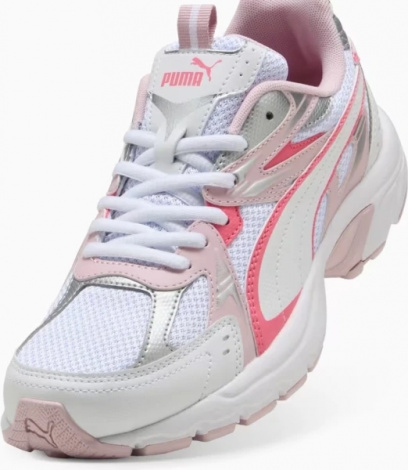 Кроссовки женские Puma MILENIO TECH светло-розово-бежево-белые 39232214