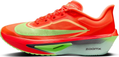 Кроссовки беговые Nike ZOOM FLY 6 красно-салатовые FN8454-601