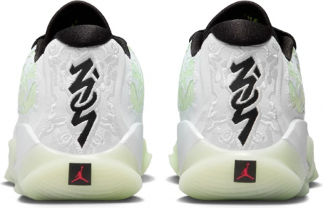 Кросівки баскетбольні підліткові Nike AIR JORDAN ZION 3 GS біло-салатові DV3869-110