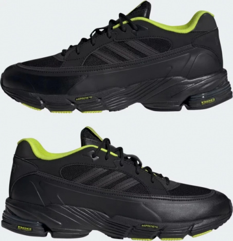 Кроссовки Adidas EXOMNIAC CUSHION HÖR черно-лаймовые IH5090