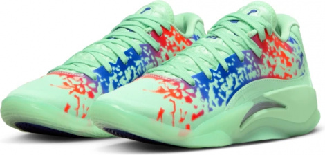 Кросівки баскетбольні підліткові Nike AIR JORDAN ZION 3 GS м'ятно-синьо-червоні DV3869-300