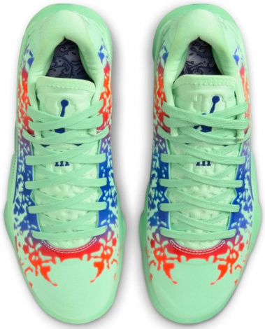 Кросівки баскетбольні підліткові Nike AIR JORDAN ZION 3 GS м'ятно-синьо-червоні DV3869-300