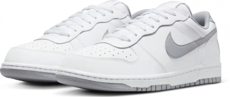 Кроссовки Nike BIG LOW бело-серые 355152-106