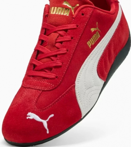 Кросівки Puma SPEEDCAT OG червоно-біло-золоті 398846-02