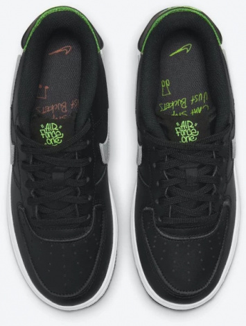 Кросівки дитячі Nike AF1/1 (GS) чорні DH7341-001