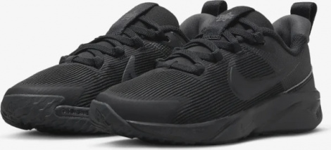 Кроссовки беговые детские Nike STAR RUNNER 4 NN (PS) черные DX7614-002