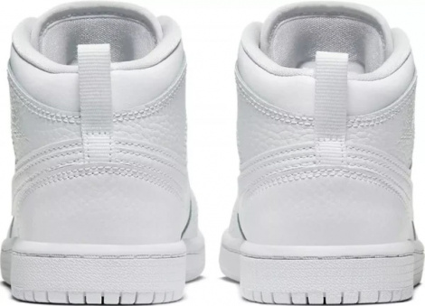 Кроссовки детские Nike AIR JORDAN 1 MID (PS) белые 640734-130