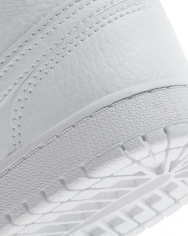 Кроссовки детские Nike AIR JORDAN 1 MID (PS) белые 640734-130