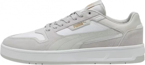 Кеды Puma COURT CLASSIC SUEDE серо-белые 40021502